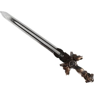 Verkleed speelgoed ridder zwaard van plastic 57 cm - Speelgoed wapens zwaarden