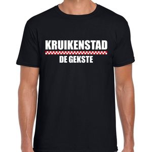 Carnaval t-shirt Kruikenstad de gekste voor heren - zwart - Tilburg - carnavalsshirt / verkleedkleding