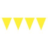 5x vlaggenlijn / slinger geel 10 meter - totaal 50 meter - slingers