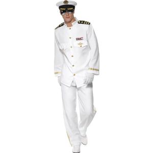 Luxe kapitein kostuum voor heren - maritiem verkleedpak