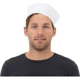 Set van 4x stuks witte matrozen verkleed hoedjes voor volwassenen - Matroos/zeeman verkleed accesoires