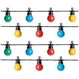 Gekleurde lichtsnoer LED voor buiten starter set 10 meter - multi colored party lights - IP44 lichtketting