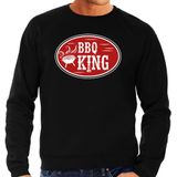 BBQ / Barbecue king sweater zwart - cadeau trui voor heren - Verjaardag / Vaderdag kado