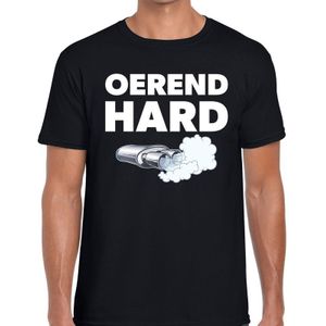 Oerend hard t-shirt - zwart festival Achterhoeks shirt voor heren