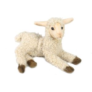 Hansa pluche lam/schaap knuffel liggend 23 cm