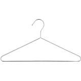 Set van 20x stuks metalen kledinghangers chroom 40 x 21 cm - Kledingkast hangers/kleerhangers