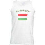 Witte heren tanktop Hongarije
