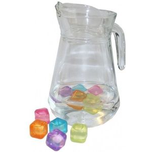 Ronde kan van glas 1,3 liter - Waterschenkkannen