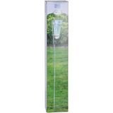 1x Regenmeter/Neerslagmeter Glas met Verzinkte Grondpen Groen 69 cm - Tuinartikelen