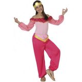 Roze arabische prinses kostuum