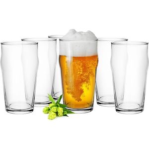 Glasmark Bierglazen - 6x - pils glas - 530 ml - glas - speciaal bier