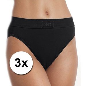 3x Sloggi double comfort Tai slip dames zwart 42