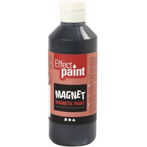 Hobby magneetverf zwart 250 ml - Zwarte verf voor magnetische oppervlakken