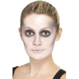 Complete horror zombie/vampier schmink set met bloedcapsules - Halloween verkleed accessoires