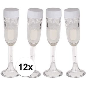 12x Bellenblaas champagne glas