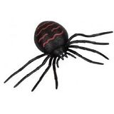 Horror nep decoratie spin Ragly 13 cm  - Halloween spinnen versiering - Elastische spin met lange poten
