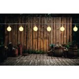 Tuin feestverlichting lichtsnoer warm witte LED lampjes 10 meter - Party lights