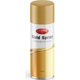 Decoratie spray/goudpray - 111 ml - goud - 3x stuks