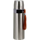 RVS thermosfles / isoleerfles zilver 0.5 L - Thermoflessen