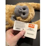 Pluche bruine Hoelmans aap met baby knuffel 51 cm - Hangaap jungledieren knuffels - Speelgoed voor kinderen