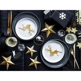 18x Gouden decoratie sterren DIY - Decoratie sterren kerstversiering