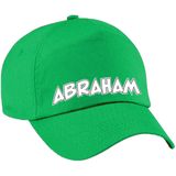 Bellatio Decorations Cadeau pet/cap voor heren - Abraham - groen - vijftig/50 jaar - verjaardag