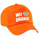 4x stuks Nederland fan cap / pet - wij houden van oranje - volwassenen - EK / WK - Holland voetbal supporter petje / kleding