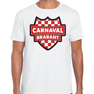Carnaval verkleed t-shirt Brabant - wit - heren - Brabantse feest shirt / verkleedkleding