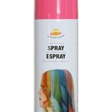 Fiestas Guirca Carnaval verkleed haar verf/spray - roze - spuitbus - 125 ml