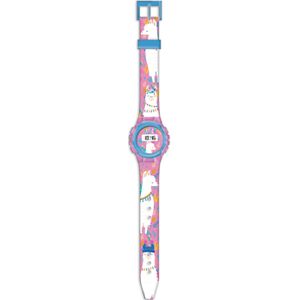 Alpaca/lama digitaal horloge voor meisjes - kinderhorloges/kinderuurwerken