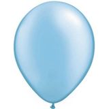 Qualatex ballonnen Azure blauw 25 stuks