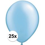 Qualatex ballonnen Azure blauw 25 stuks
