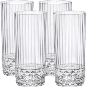 12x Stuks longdrink glazen transparant 490 ml - Glazen - Drinkglas/waterglas/longdrinkglas