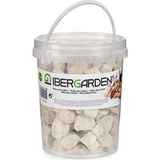 3x pakjes decoratie steentjes/kiezels beige klein 1,5 kg - Aquarium bodembedekking