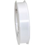3x XL Hobby/decoratie witte kunststof sierlinten 2,5 cm/25 mm x 91 meter- Luxe kwaliteit - Cadeaulint kunststof lint/ribbon