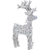 Lumineo Kerstverlichting - rendier - 50 LED - helder wit - 60 cm - Verlichte figuren