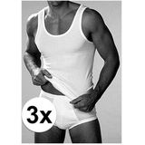 3x Beeren heren ondergoed Classic wit maat XL - Onderbroeken/slips voor heren