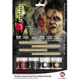 Zombie latex make-up set