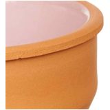 La Dehesa - Set 12x tapas/creme brulee schaaltjes terracotta/roze 12cm