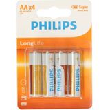 Philips 8 stuks AA batterijen