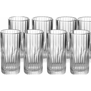 12x Drinkglazen/waterglazen Manhattan transparant 305 ml - Koffie/thee glazen Manhattan 305 ml