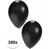 Zwarte ballonnen 300 stuks