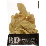 Bellatio Decorations ballonnen - 60 stuks - geel - 27 cm - helium of lucht - verjaardag / versiering