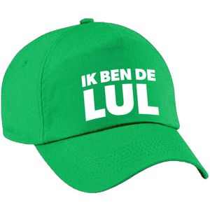 Bellatio Decorations Cadeau pet volwassenen - de lul - groen - verjaardag - vrijgezellenfeest