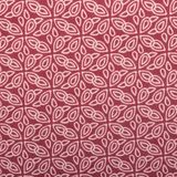 Tafelkleed van polyester rechthoekig 240 x 140 cm - rood met print  - Eettafel tafellakens