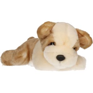 Keel Toys - Bulldog - Honden Knuffel - Lichtbruin/Beige - Pluche - 25 cm
