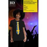 Bellatio Decorations Verkleed shirt voor dames - stropdas Zweden - zwart - supporter - themafeest