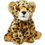 Pluche Cheetah/Jachtluipaard Knuffel van 22 cm - Dieren Speelgoed Knuffels Cadeau - Safari Dieren