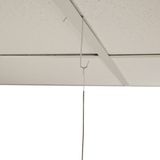 30x stuks plafond ophang paneelhaak/haken 8.5 cm - Presentatie materialen