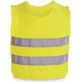 Veiligheidsvest - 10x - voor kinderen - geel - Reflecterende/fluoriserende veiligheidshesjes